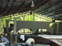 Bulkheads in place