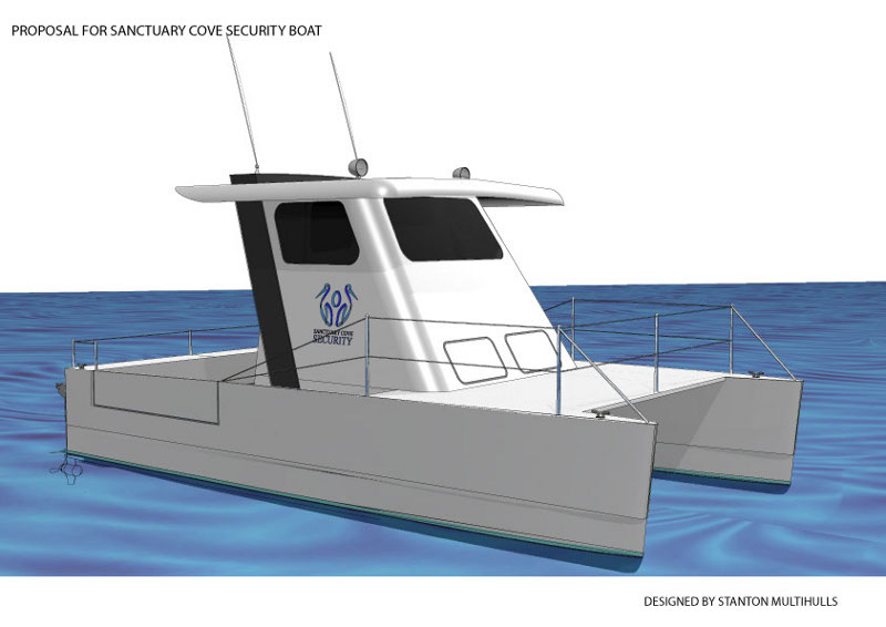 Scantuary Cove Patrol boat render